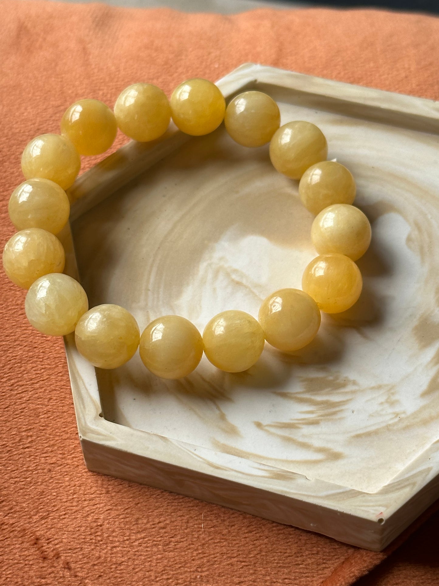 Gele Jade Armband