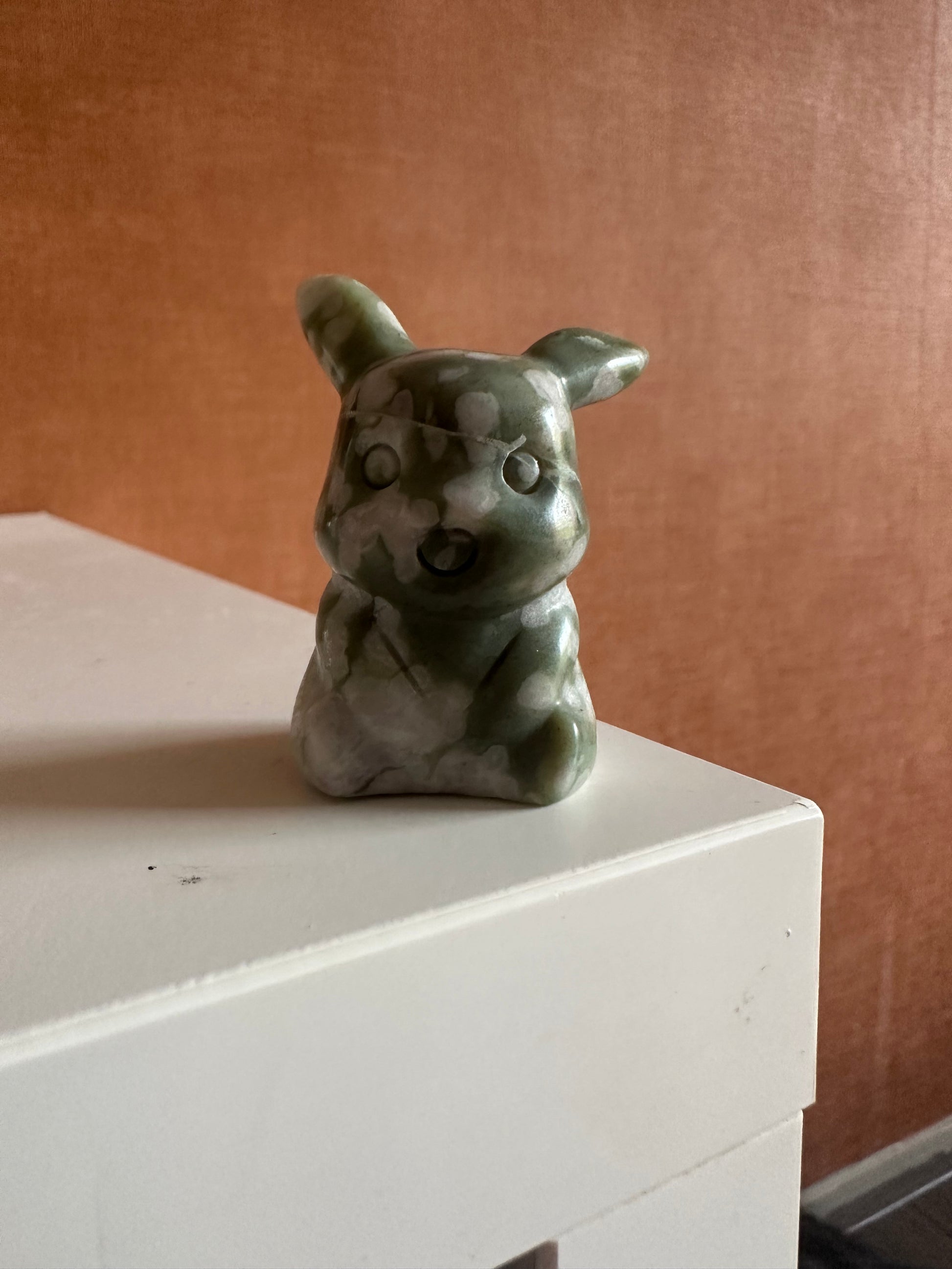 RaVa Home edelsteen carving jade Pikachu