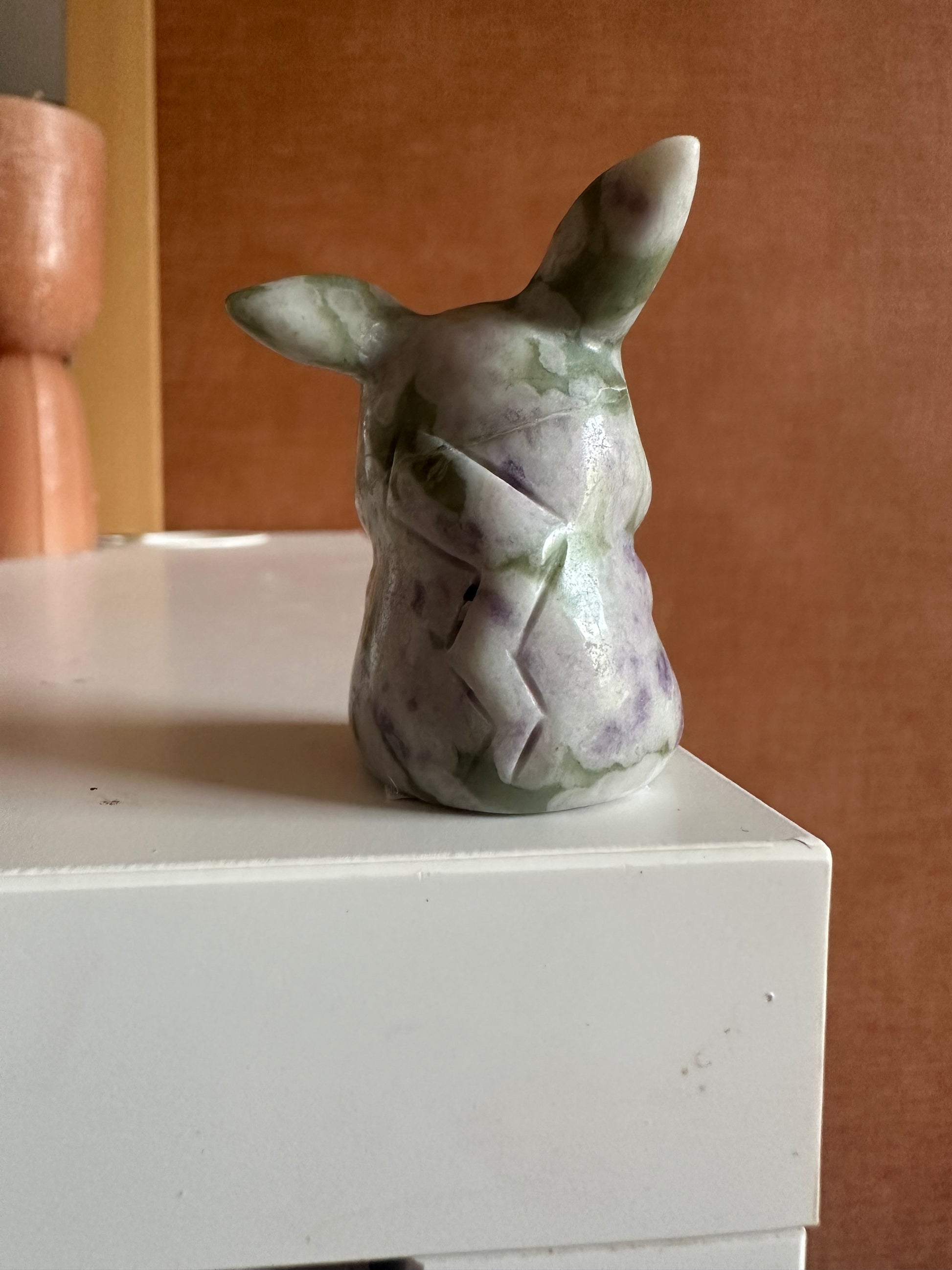 RaVa Home edelsteen carving jade Pikachu