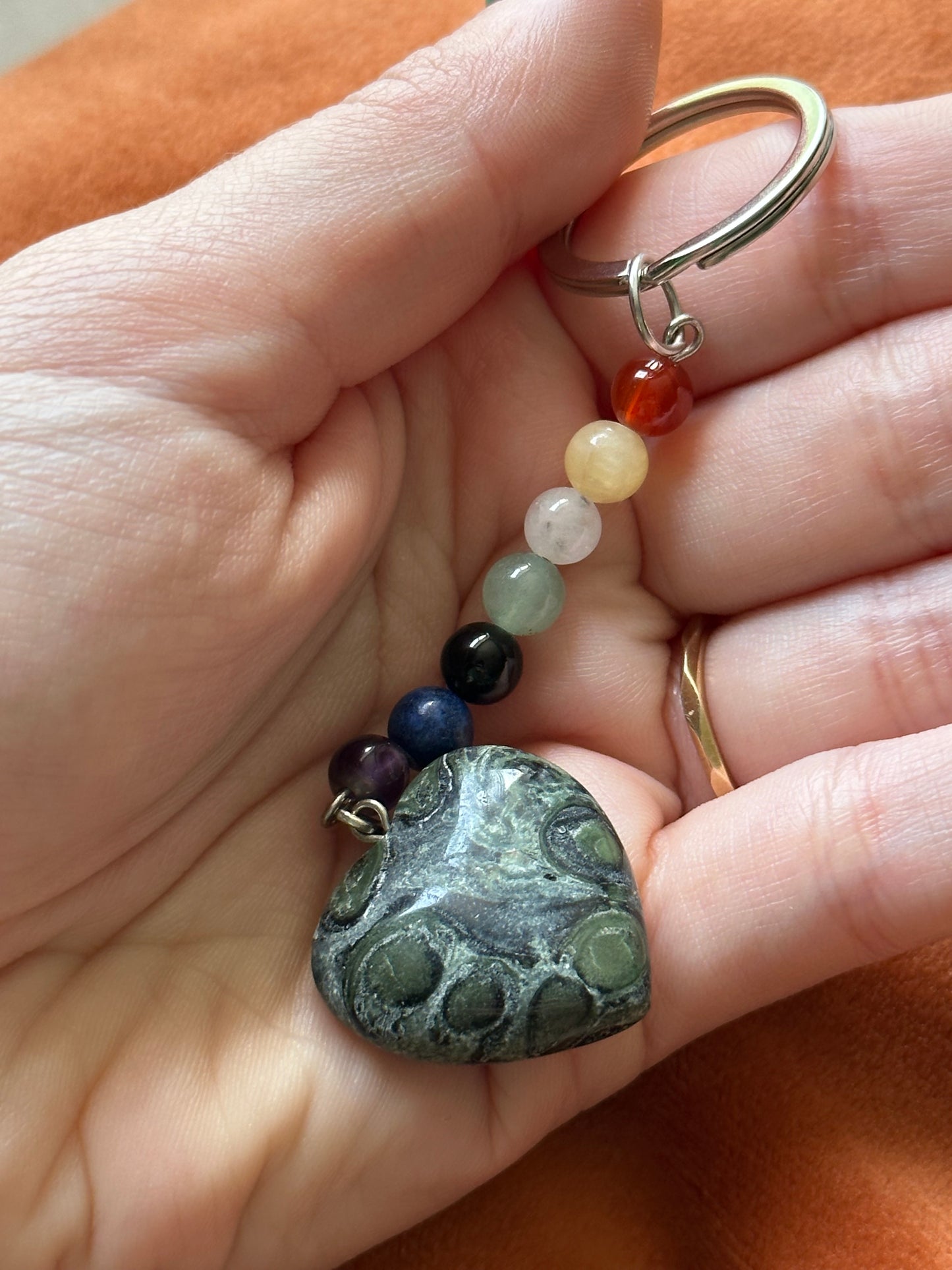 Sleutelhanger Kababa Jaspis chakra