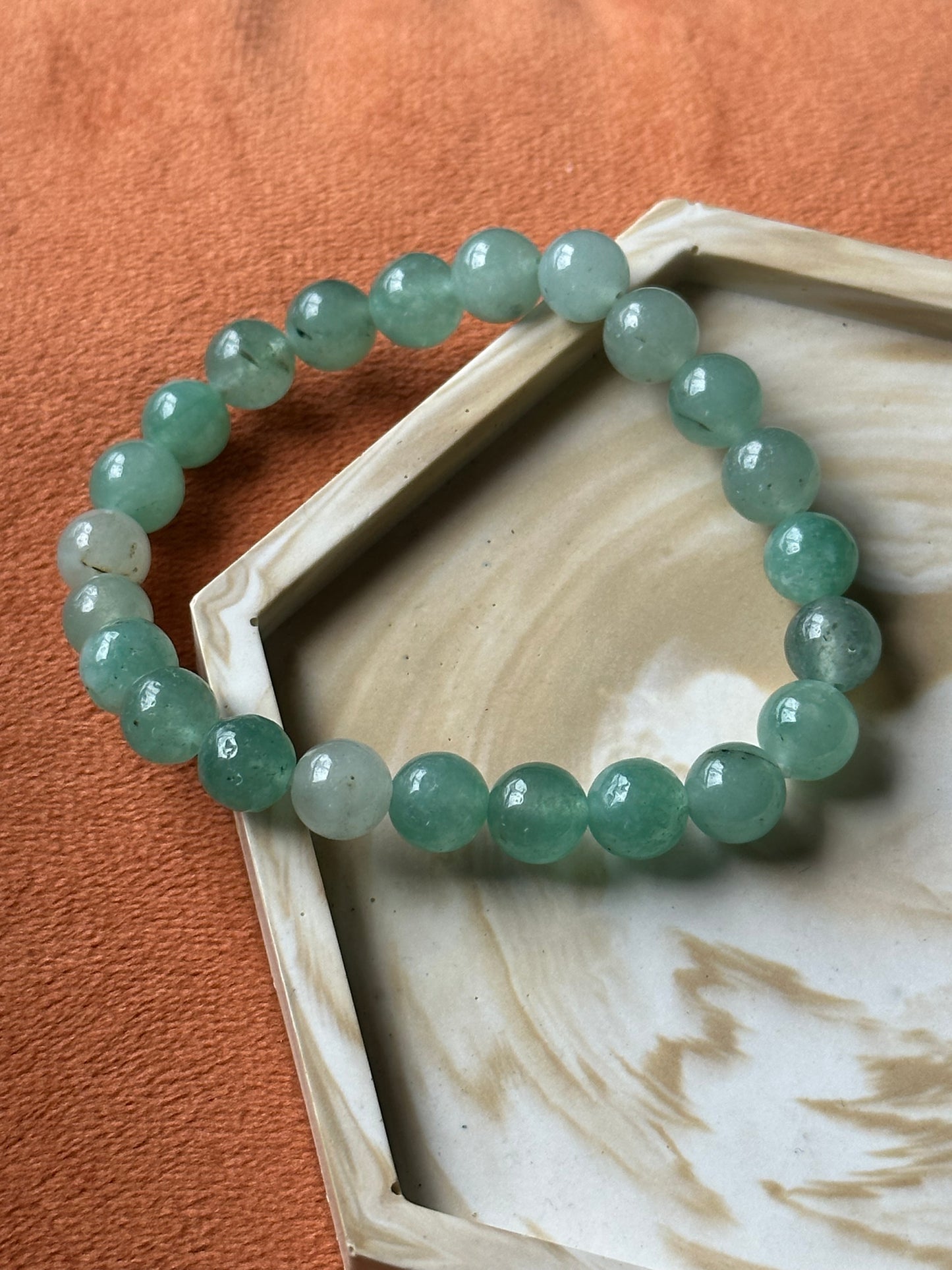 Groene aventurijn armband