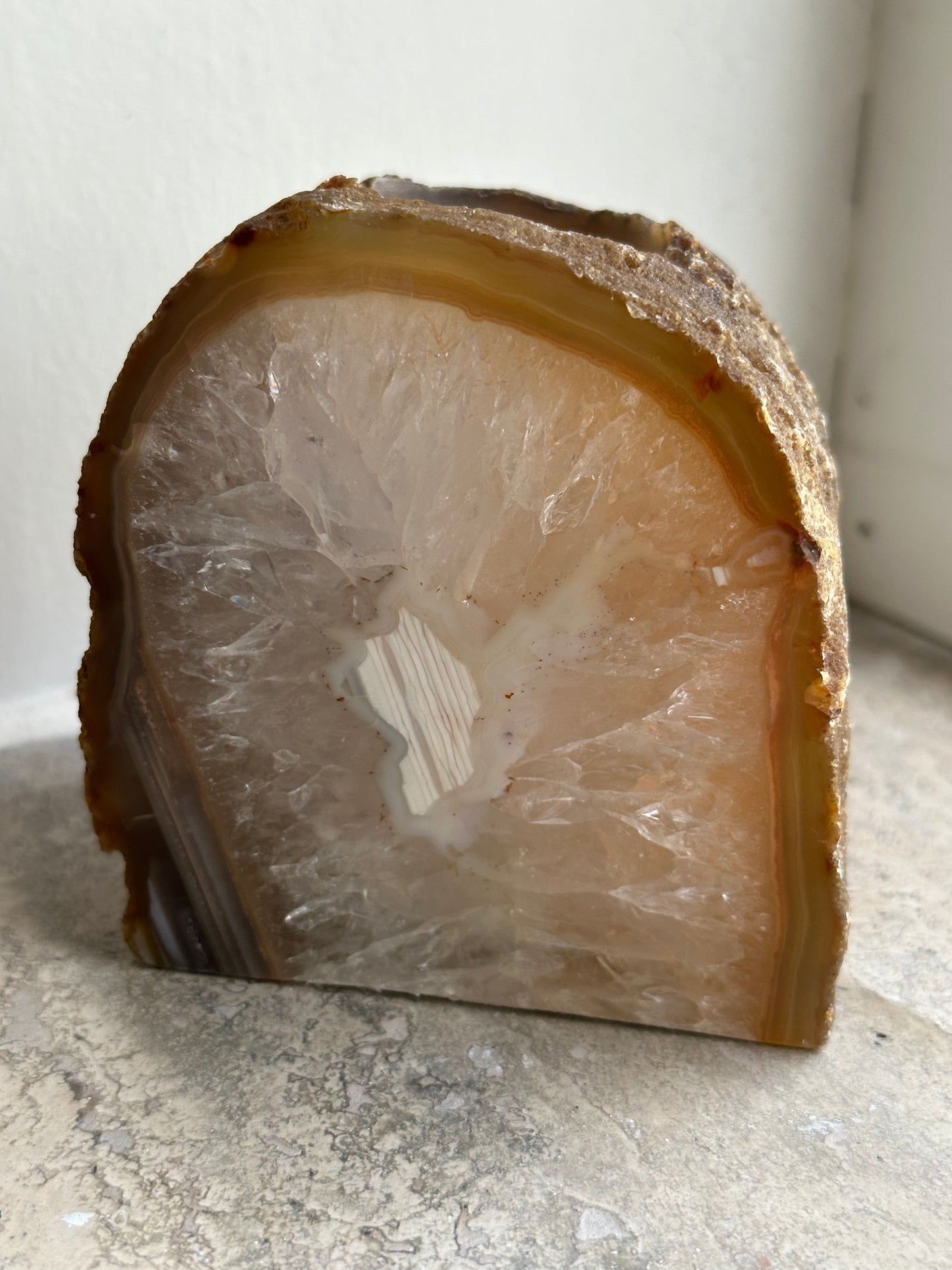 Waxinelichthouder Agaat geode nr. 2