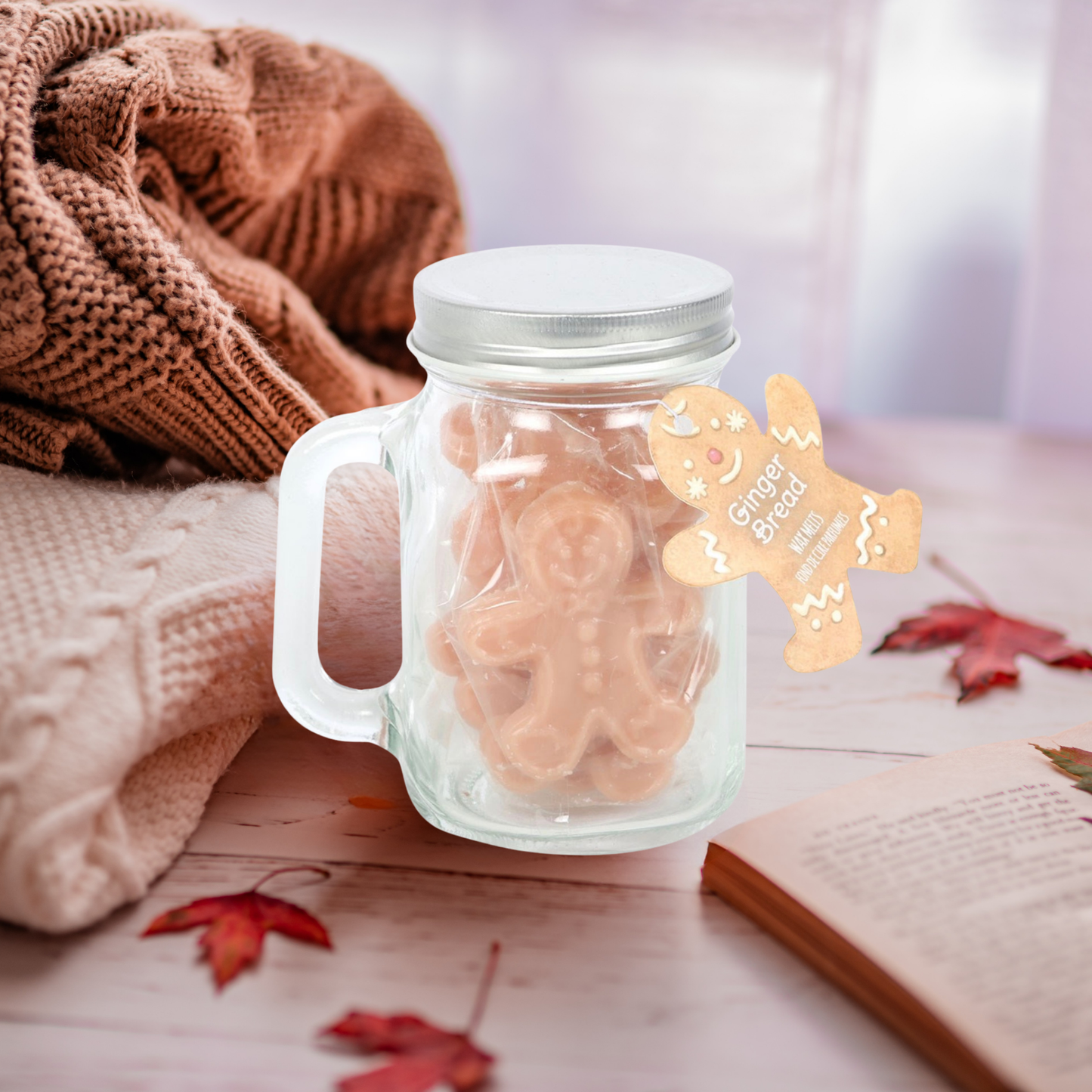 Geurige waxmelts in de vorm van gingerbread mannetjes – Rava Home