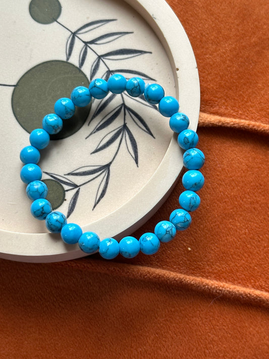 Armband Blauwe Howliet (Kindermaat)