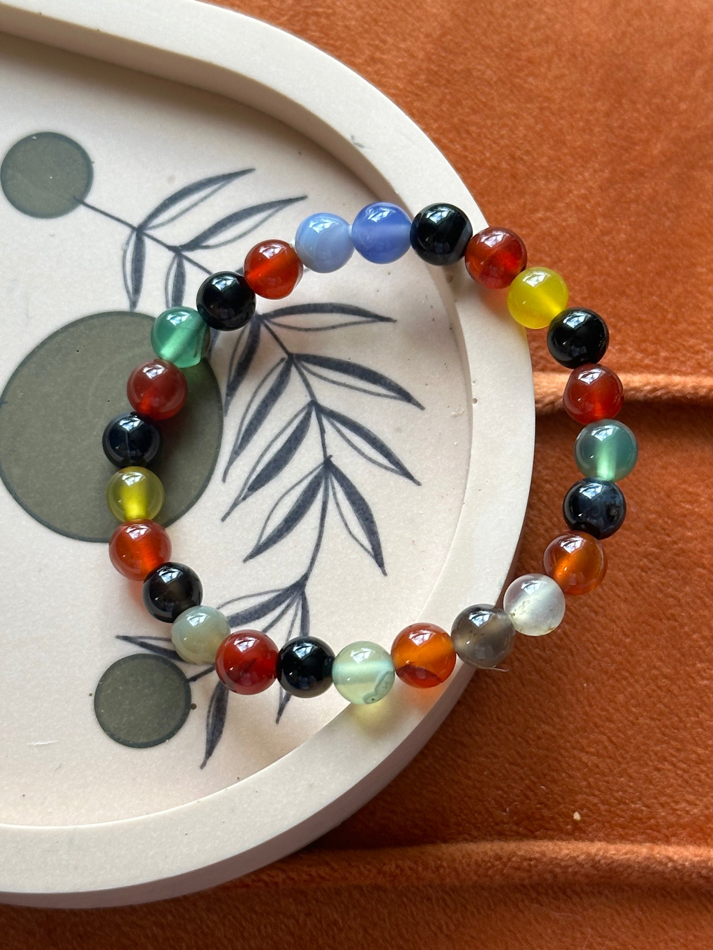 Armband Verschillende stenen (Kindermaat)