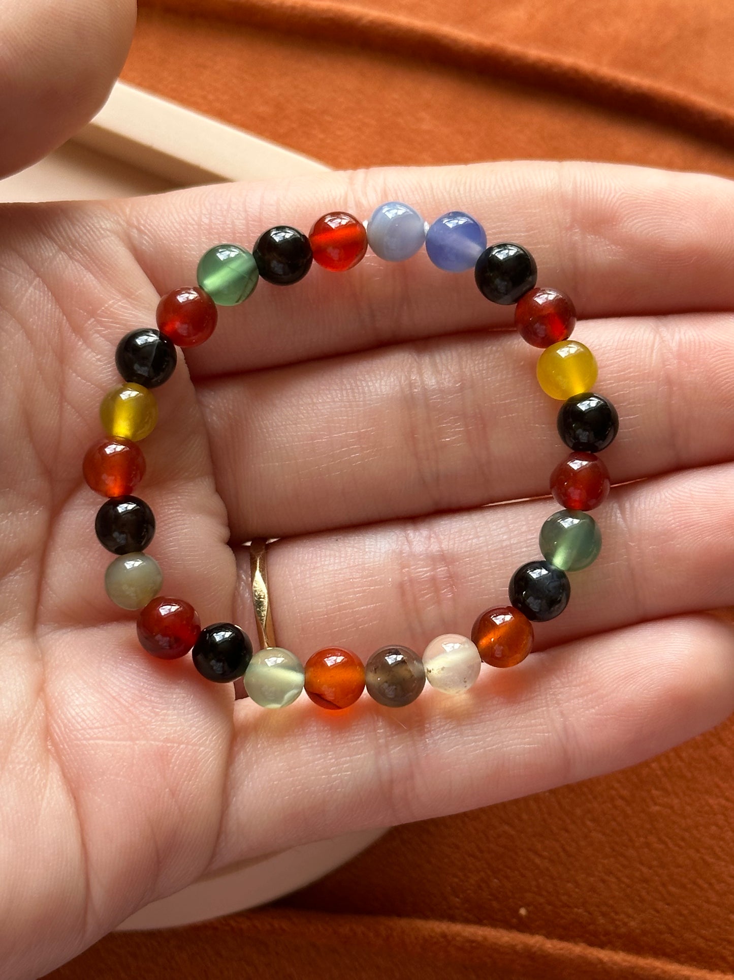 Armband Verschillende stenen (Kindermaat)