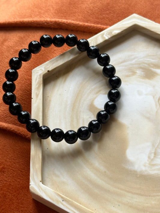 Armband Obsidiaan (Kindermaat)