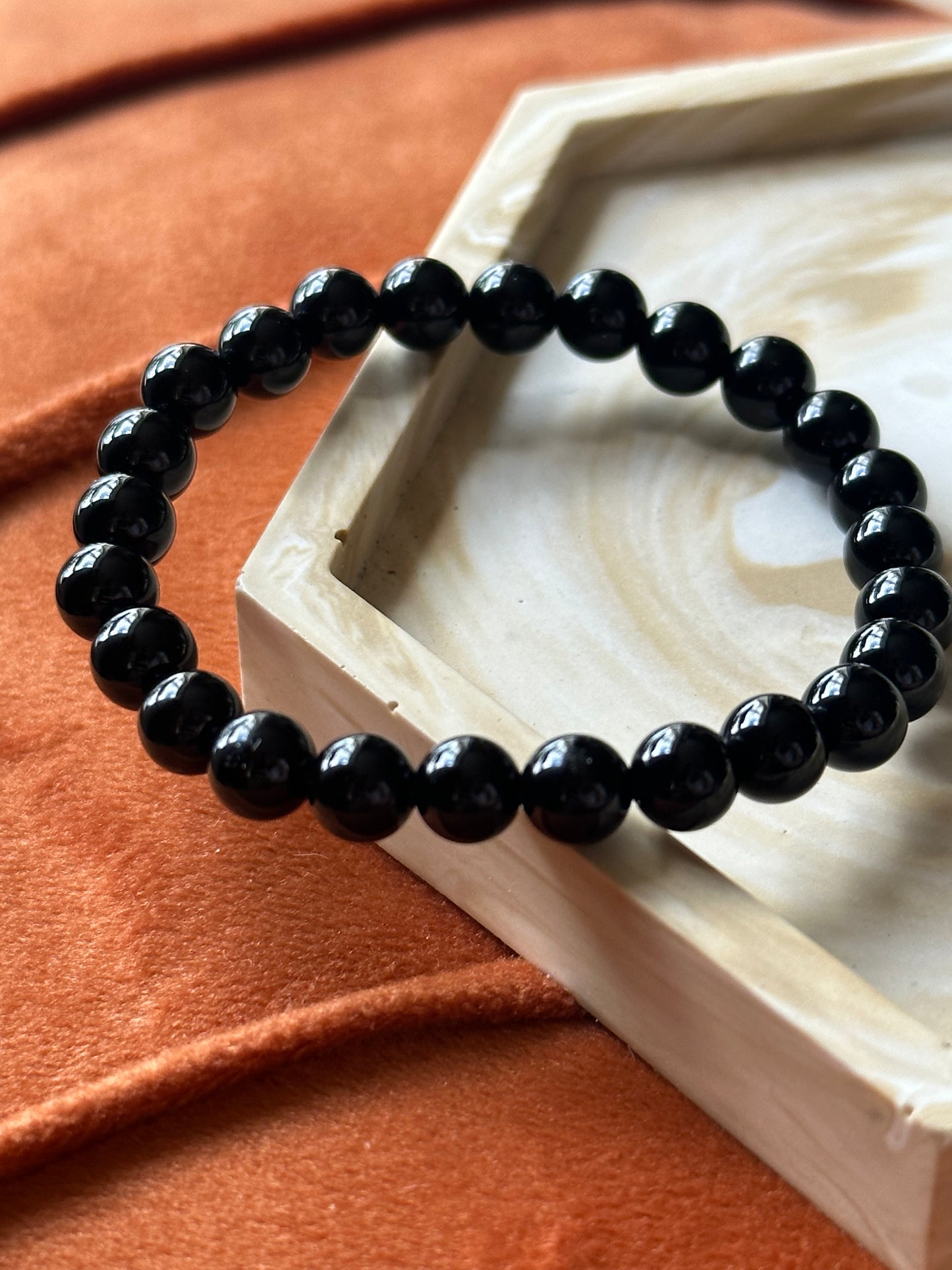 Armband Obsidiaan (Kindermaat)