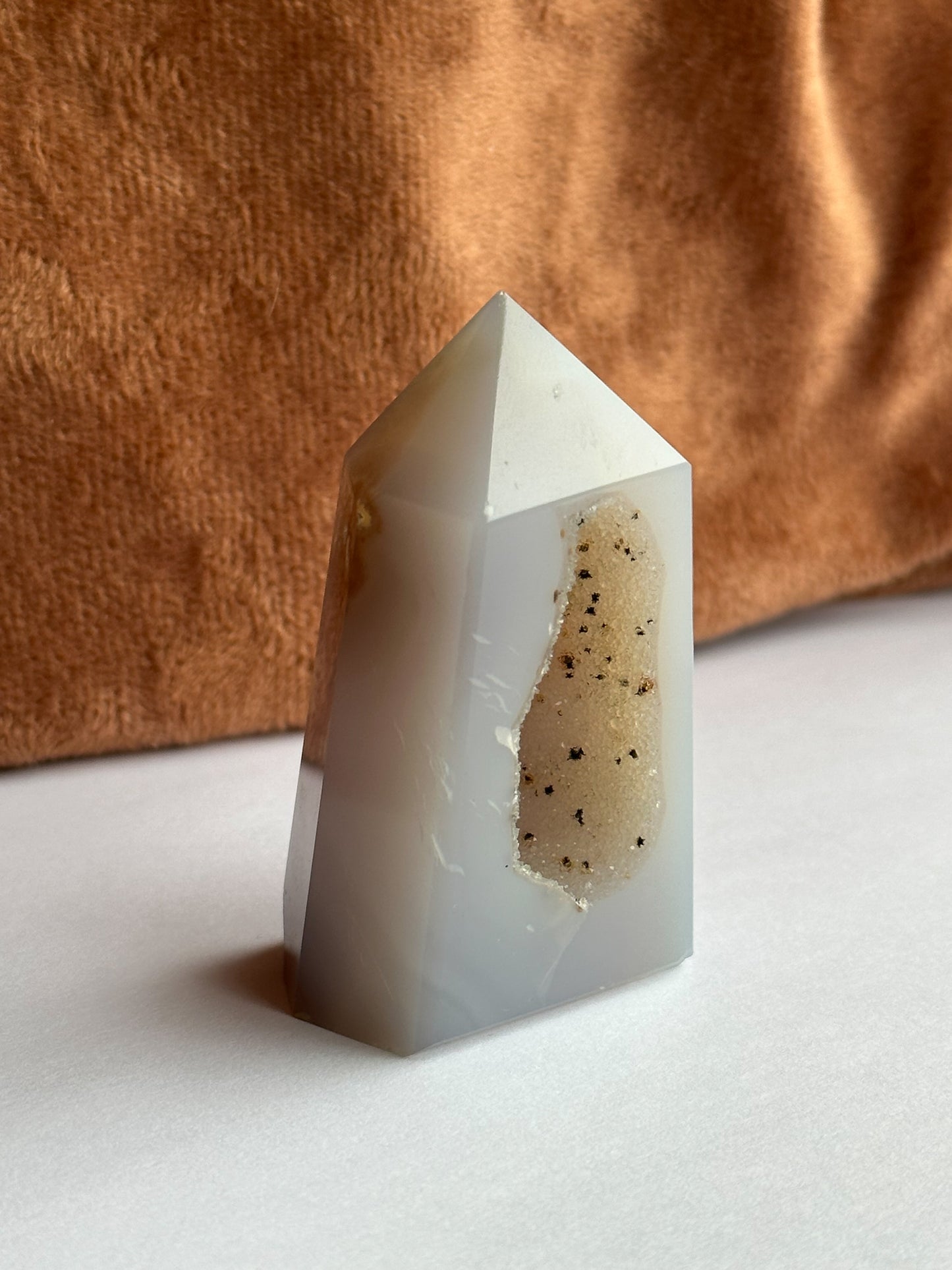 Druzy Agaat toren Nr. 1
