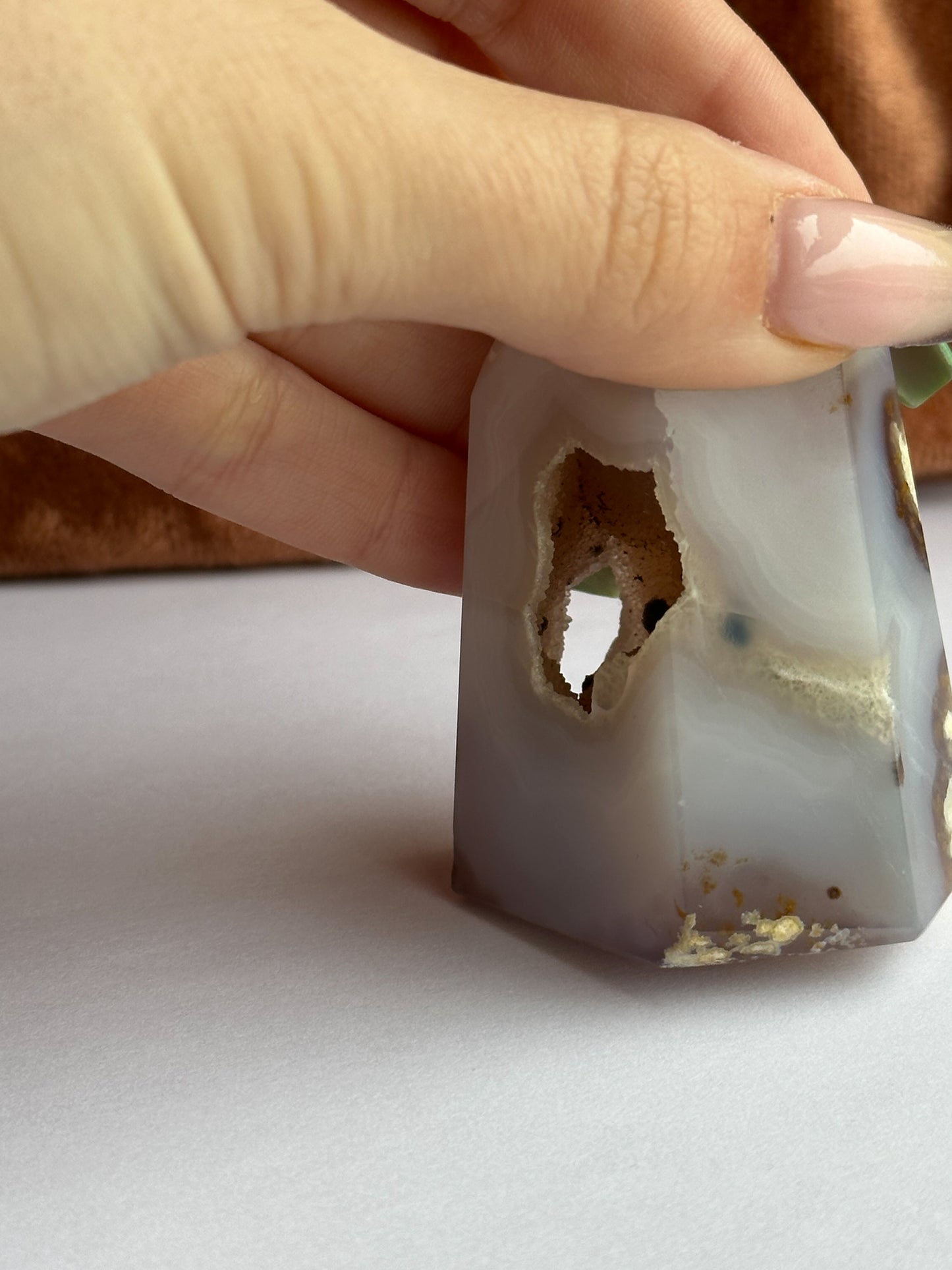 Druzy Agaat toren Nr. 2