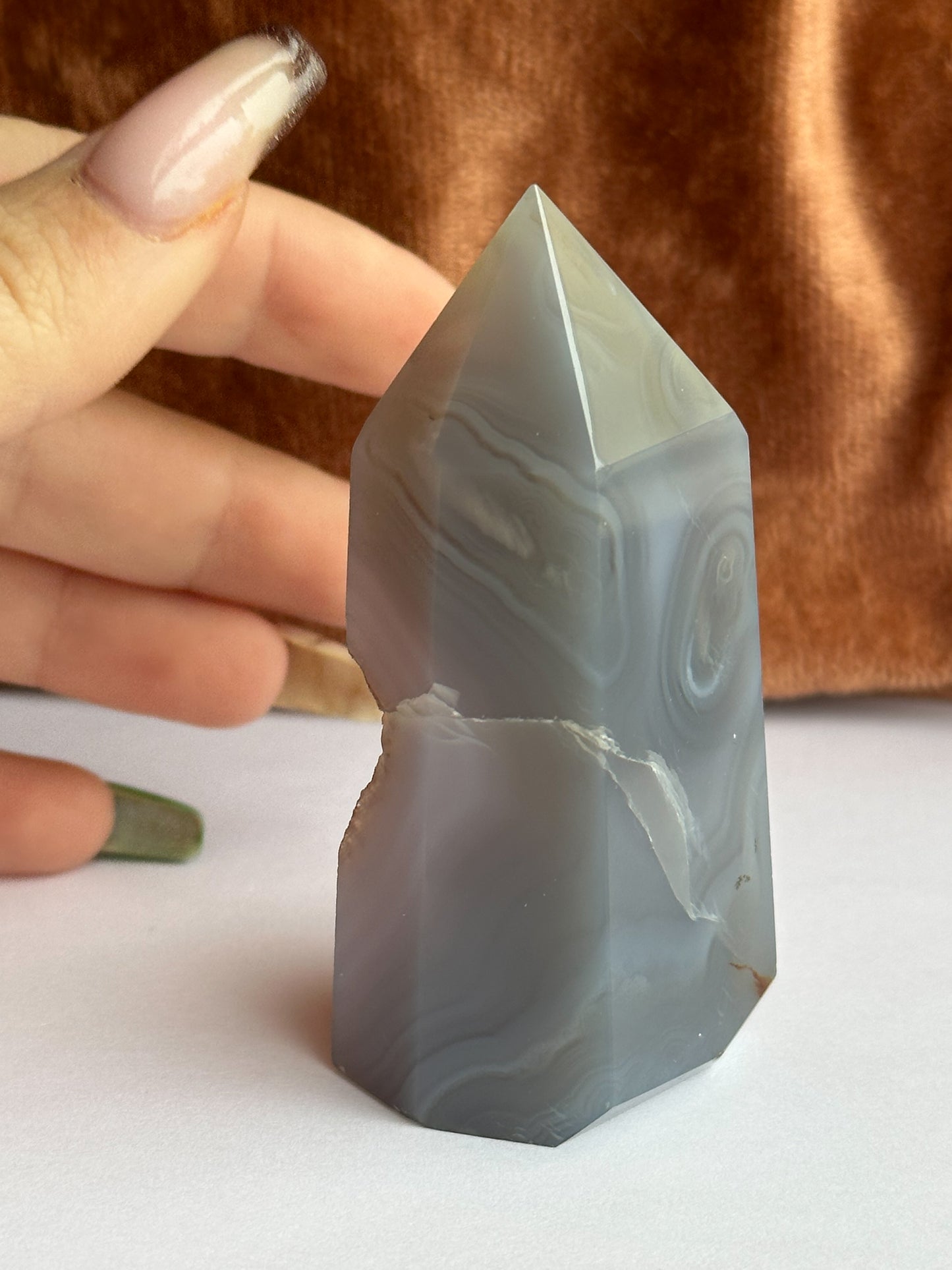 Druzy Agaat toren Nr. 4