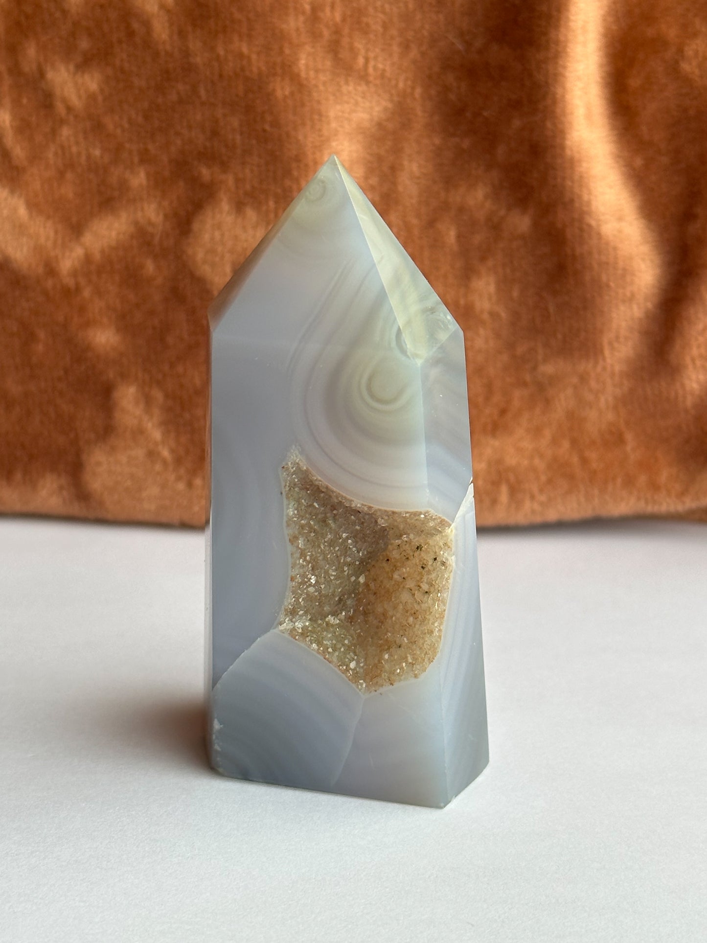 Druzy Agaat toren Nr. 4