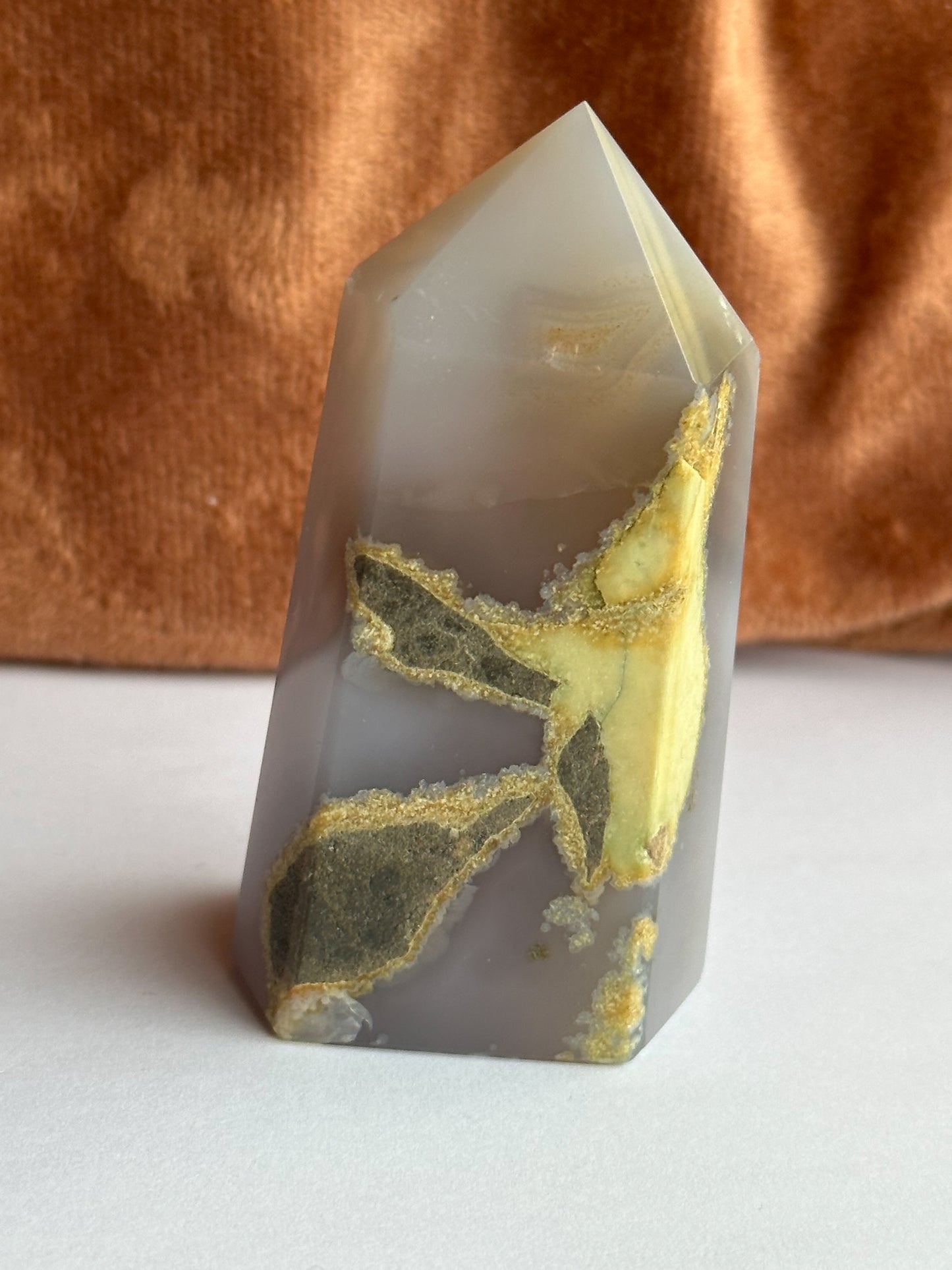 Druzy Agaat toren Nr. 6