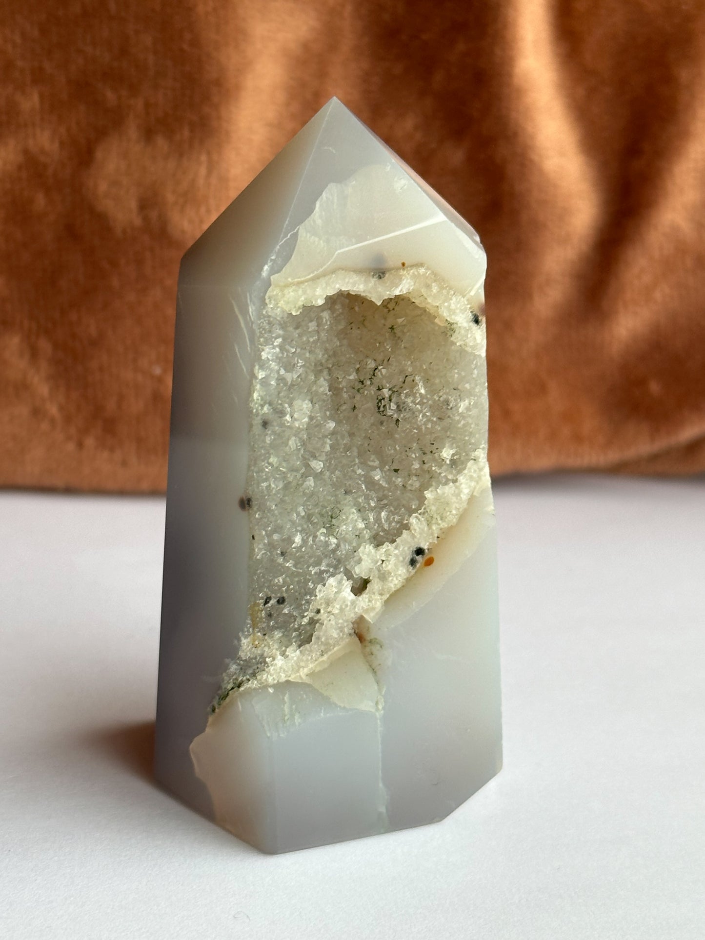 Druzy Agaat toren Nr. 6