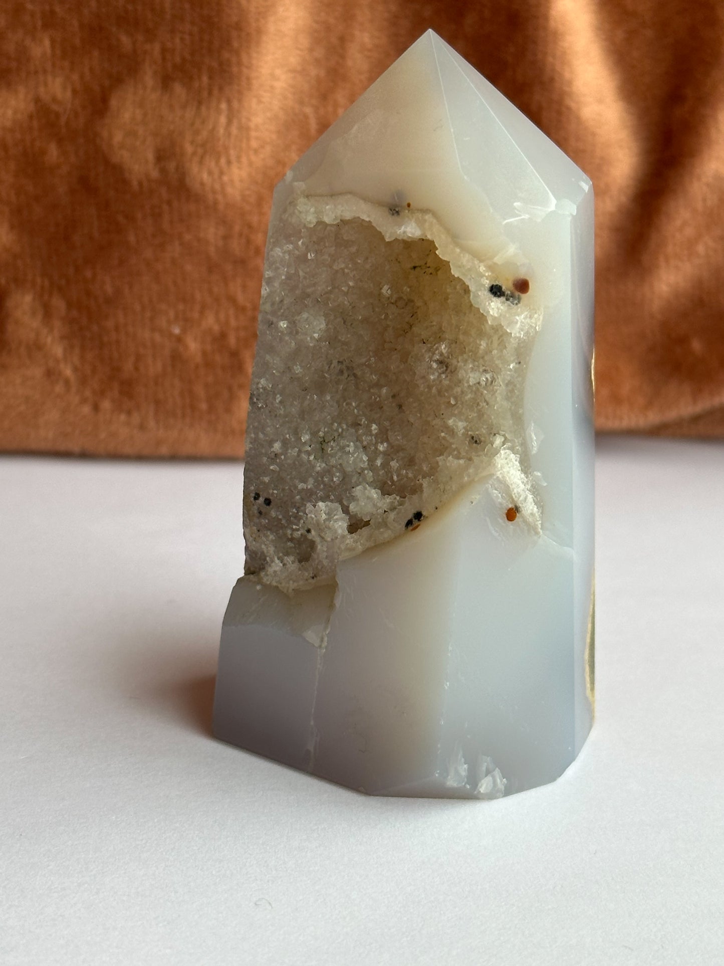 Druzy Agaat toren Nr. 6