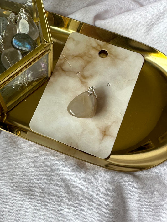 Edelstenenhanger Maansteen Nr. 5 - voor Intuïtie en Spirituele groei