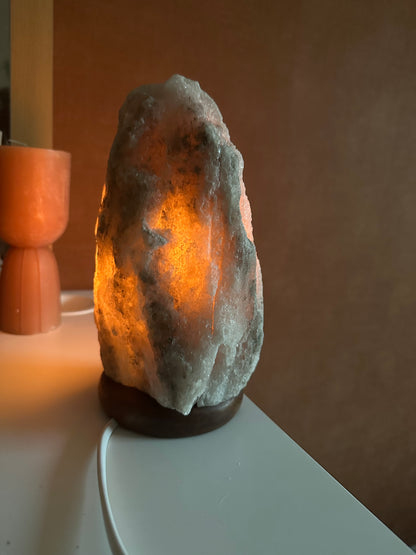RaVa Home zoutlamp Himalaya zout grijs 2-3 kg 