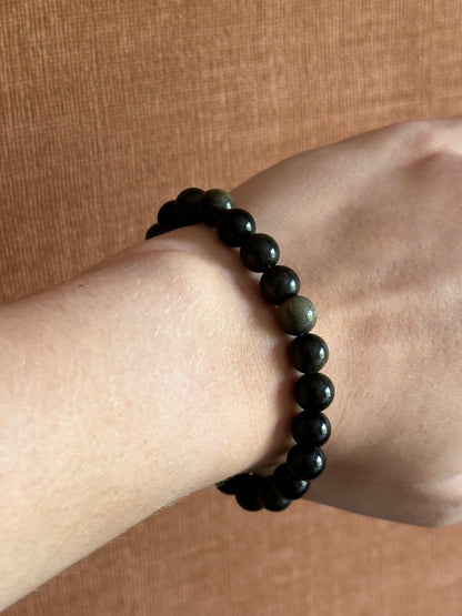 RaVa Home gouden obsidiaan armband
