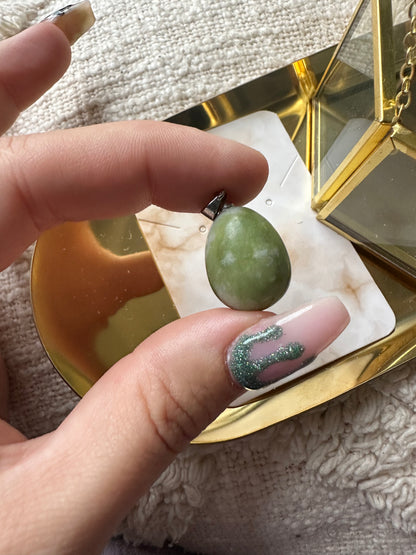 RaVa Home lemon kwarts edelstenen hanger voor sieraden 