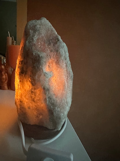 RaVa Home zoutlamp Himalaya zout grijs 2-3 kg