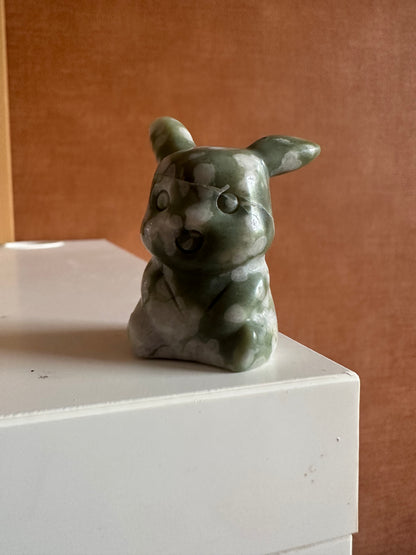 RaVa Home edelsteen carving jade Pikachu