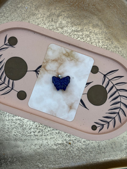 Lapis Lazuli vlinder hanger