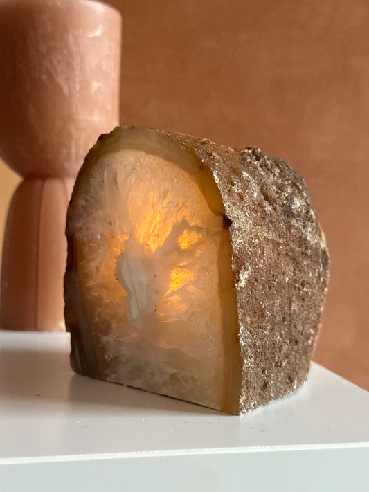 Waxinelichthouder Agaat geode nr. 2