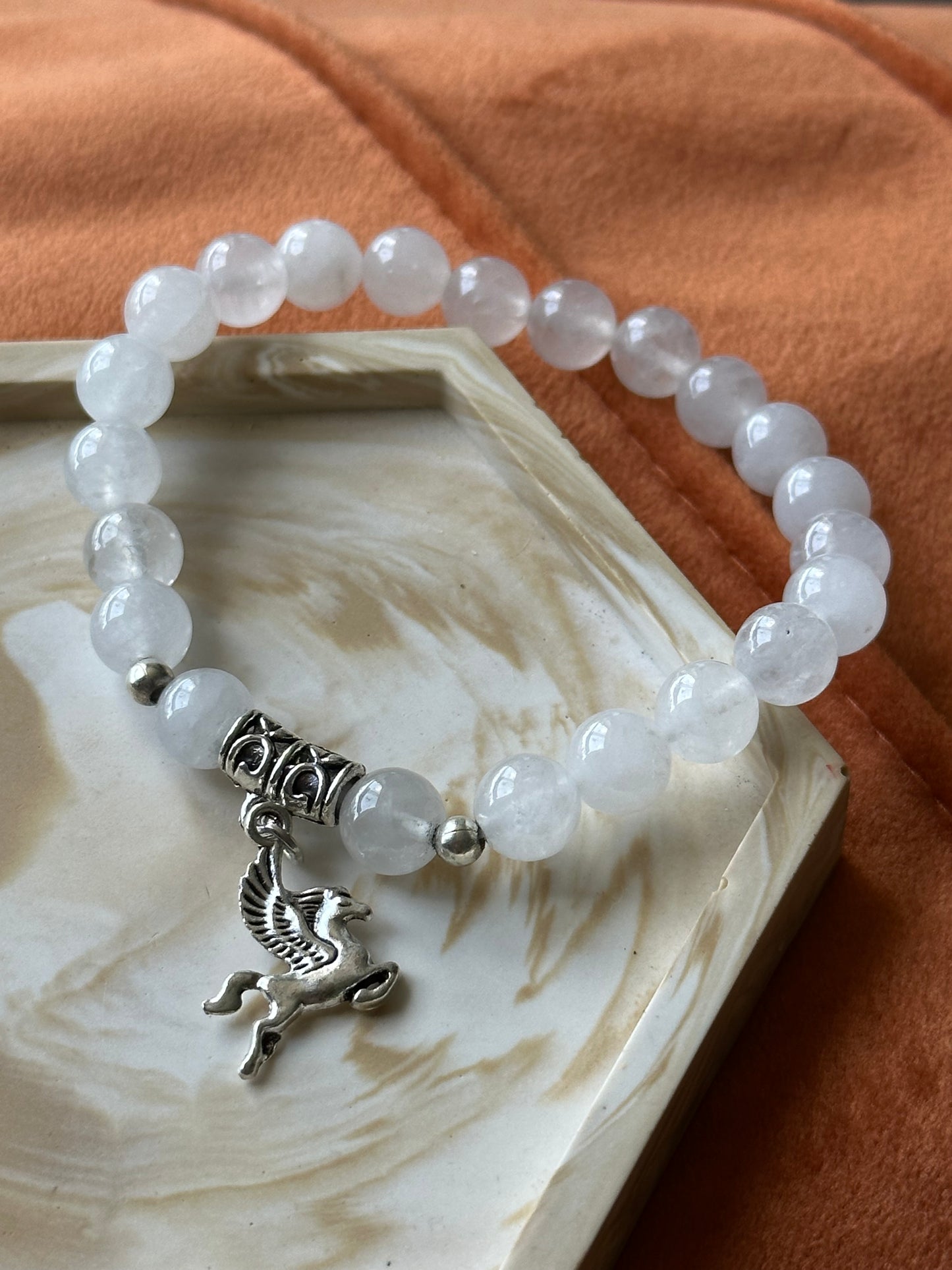Bergkristal armband