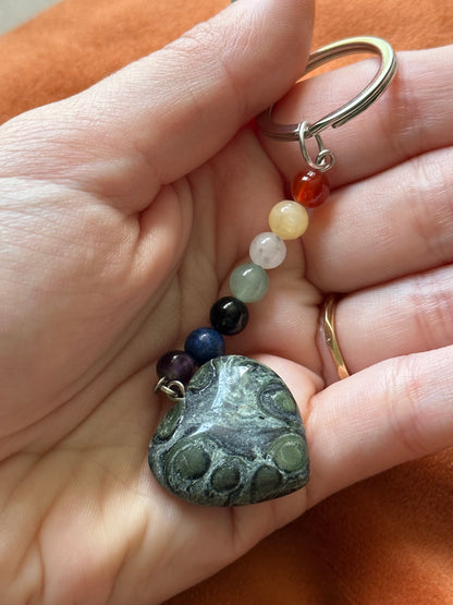 Sleutelhanger Kababa Jaspis chakra