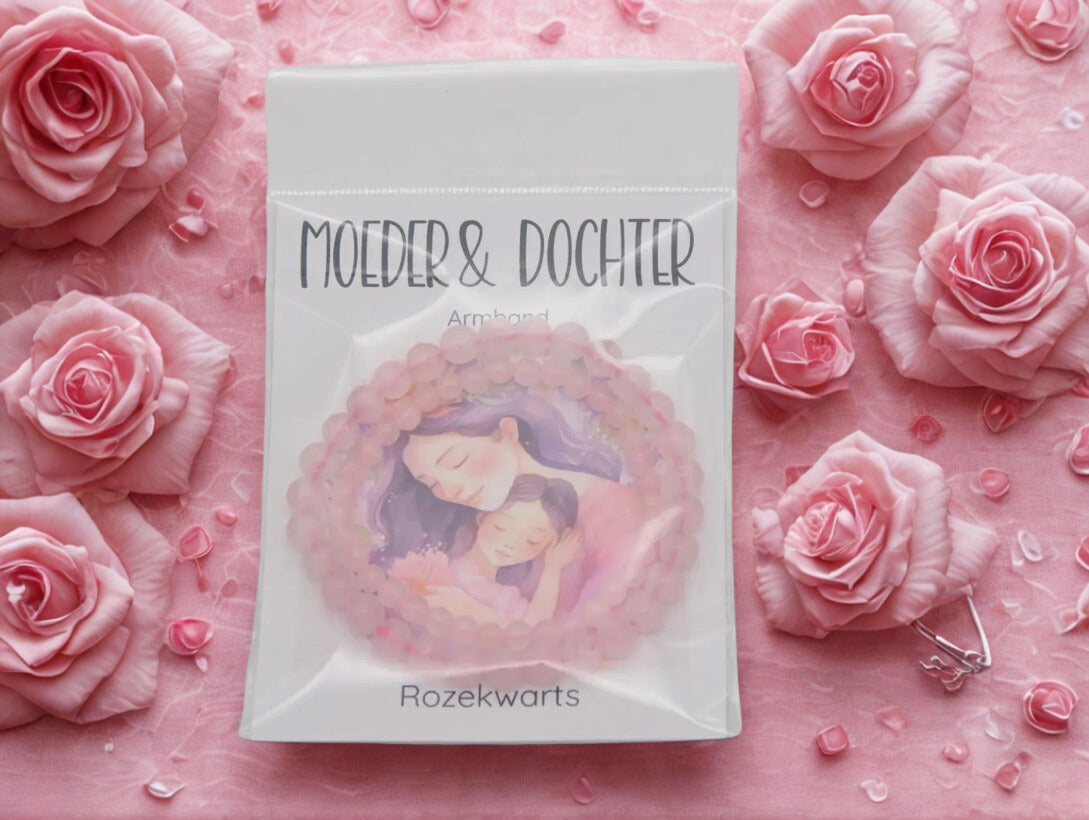 Liefdevol moeder dochter cadeau met edelsteen armbanden