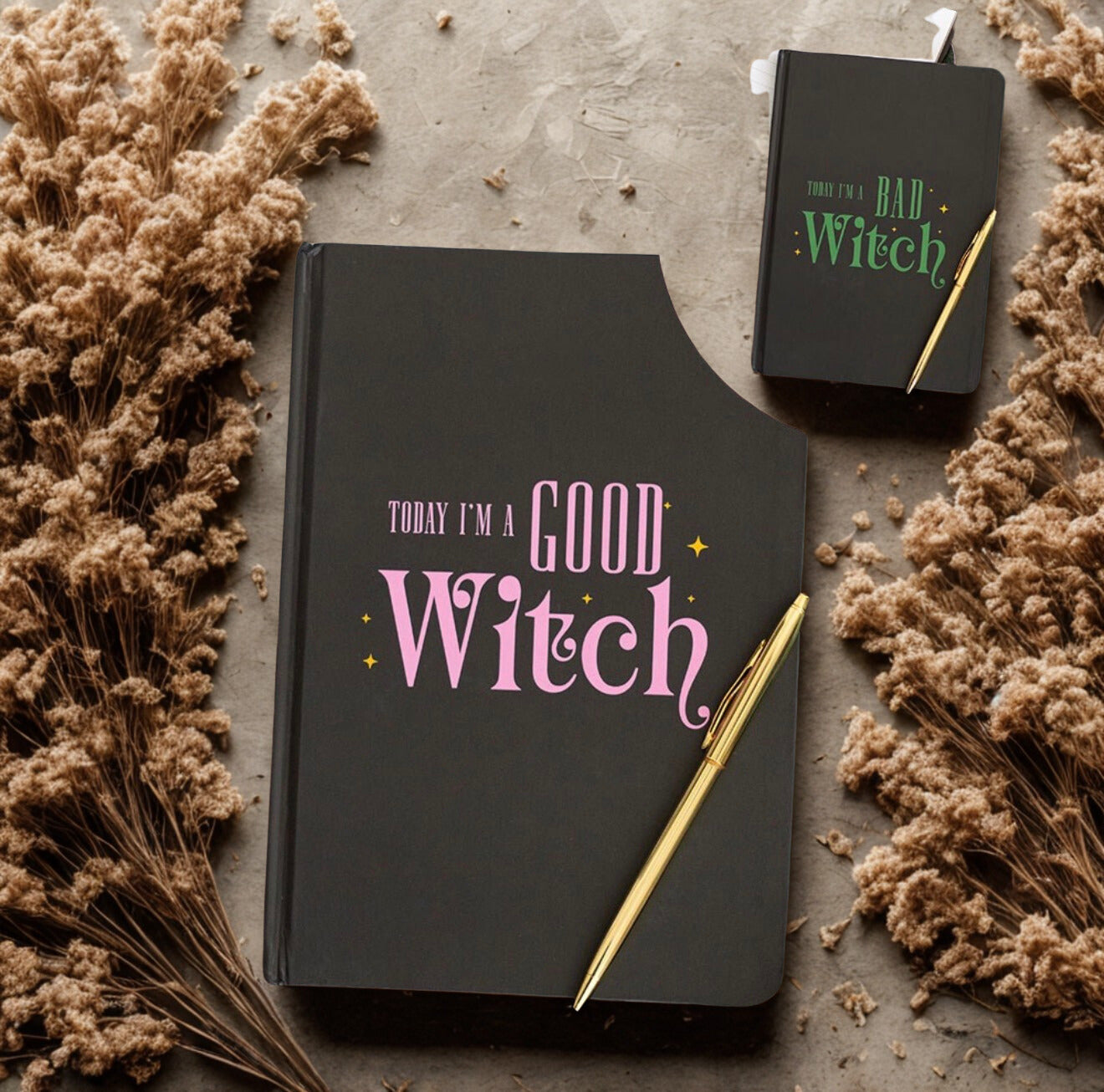 Good Witch Bad Witch A5 omkeerbaar notitieboek met 200 pagina’s