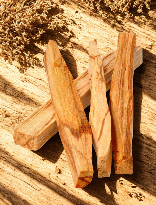 Natuurlijk gevormde Palo Santo stokjes voor energetische reiniging