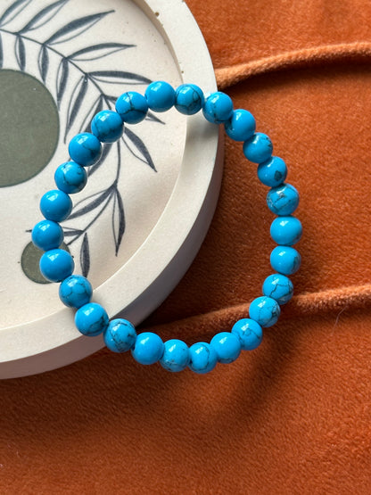 Armband Blauwe Howliet (Kindermaat)