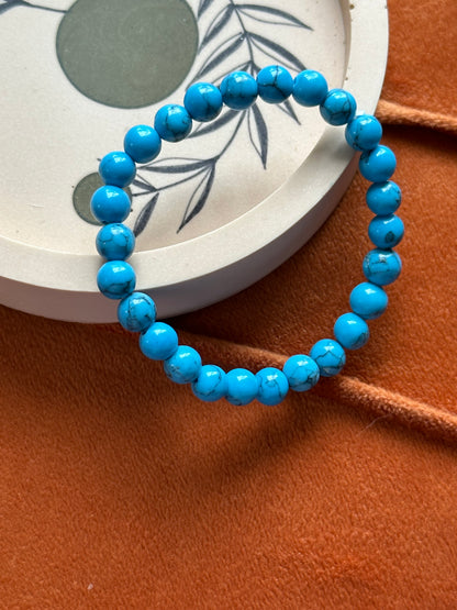 Armband Blauwe Howliet (Kindermaat)