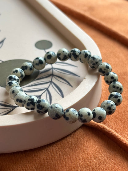 Armband Dalmatiër Jaspis (Kindermaat)