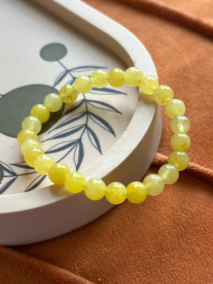 Armband Gele Calciet (Kindermaat)