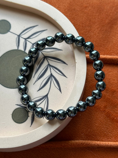 Armband Hematiet (Kindermaat)