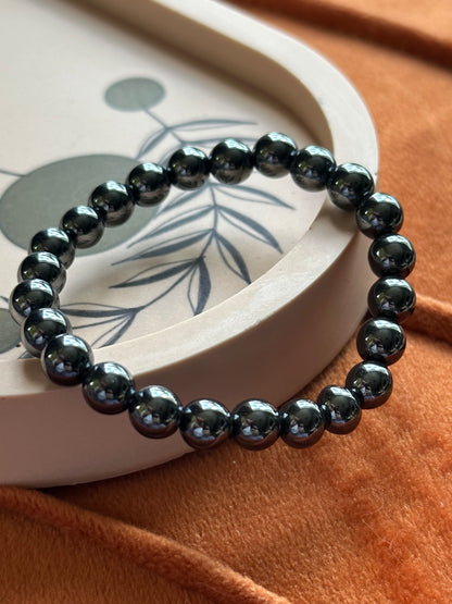 Armband Hematiet (Kindermaat)