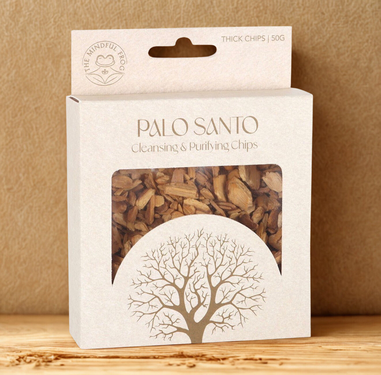 Palo Santo chips 50g voor energetische reiniging en ontspanning