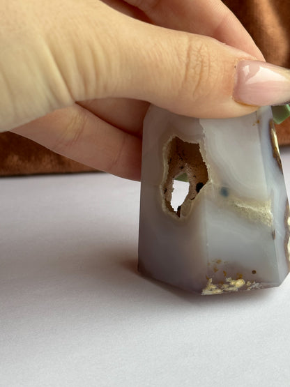 Druzy Agaat toren Nr. 2
