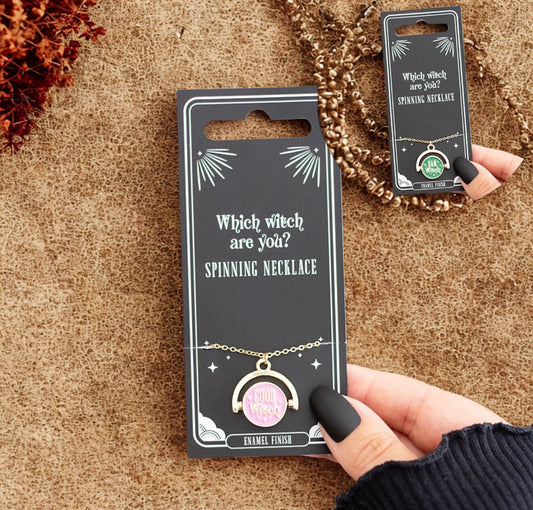 Which Witch Are You spinning ketting met draaibare hanger